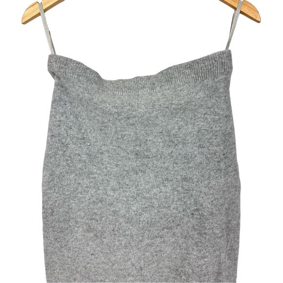 Vintage Valerie Stevens Angora Wool Blend Heathered Gray Pencil Skirt Medium - Picture 4 of 5